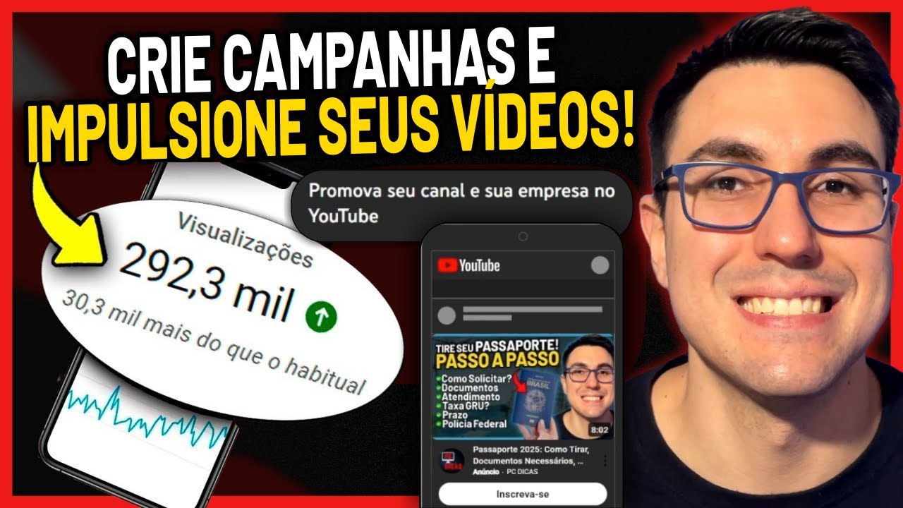 Como IMPULSIONAR V&Iacute;DEOS no YOUTUBE? PROMOVA seu CANAL (Passo a Passo)