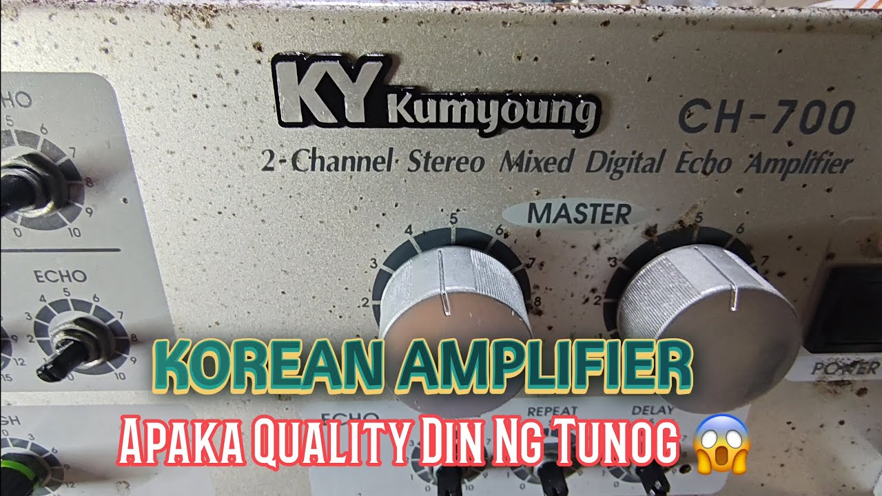 Korean Amplifier KY Kumyoung Ayos din Ang Tunog Quality #share #amplifier #kumyoung #restoration