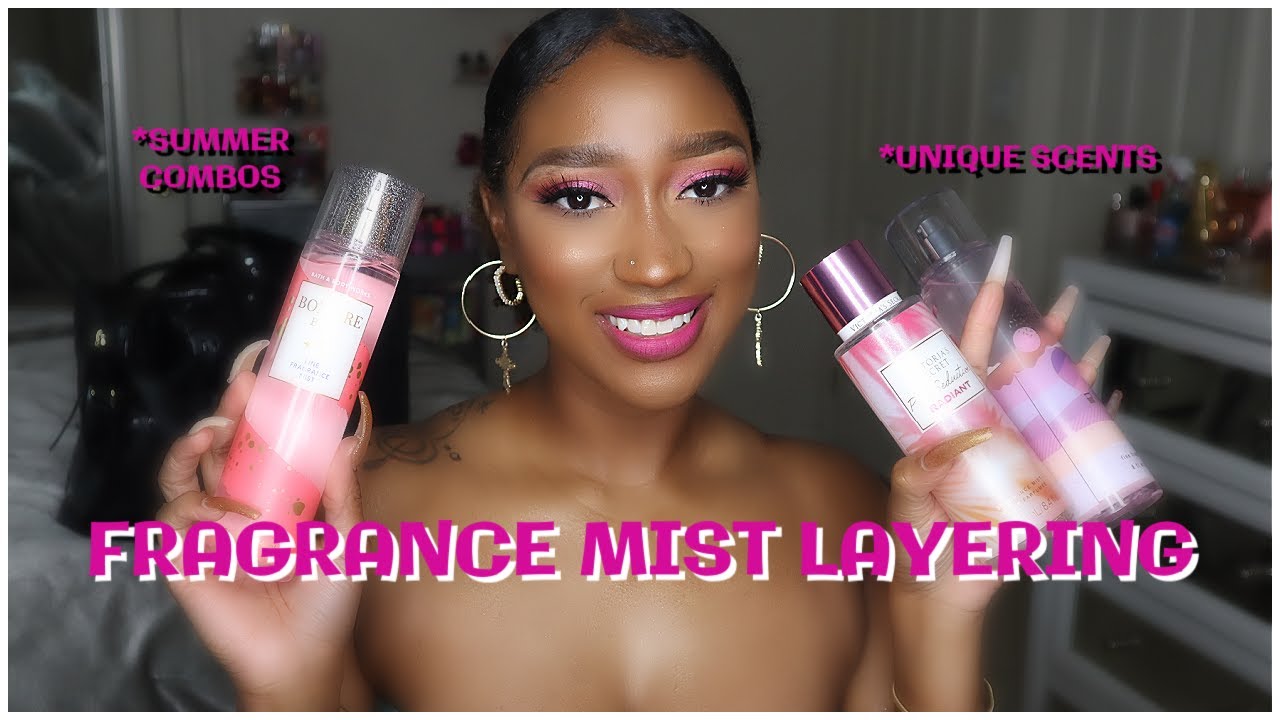 Summer Fragrance Mist Layering Combinations| I DID MY THING WITH THESE!! 🍧🍨🍭🍹🥤