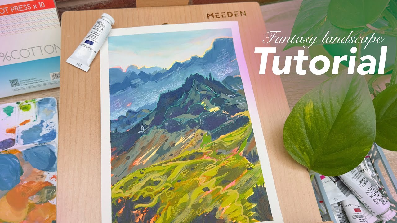 Painting with Gouache ★ ft MEEDEN