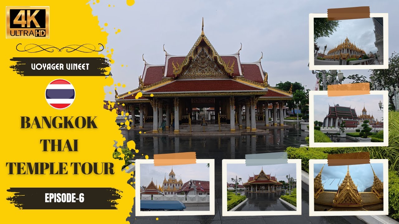 Episode 6 Thailand 🇹🇭 l Mad Monkey to Wat Ratchanatdaram Beautiful Thai Temple Tour | VoyagerVineet