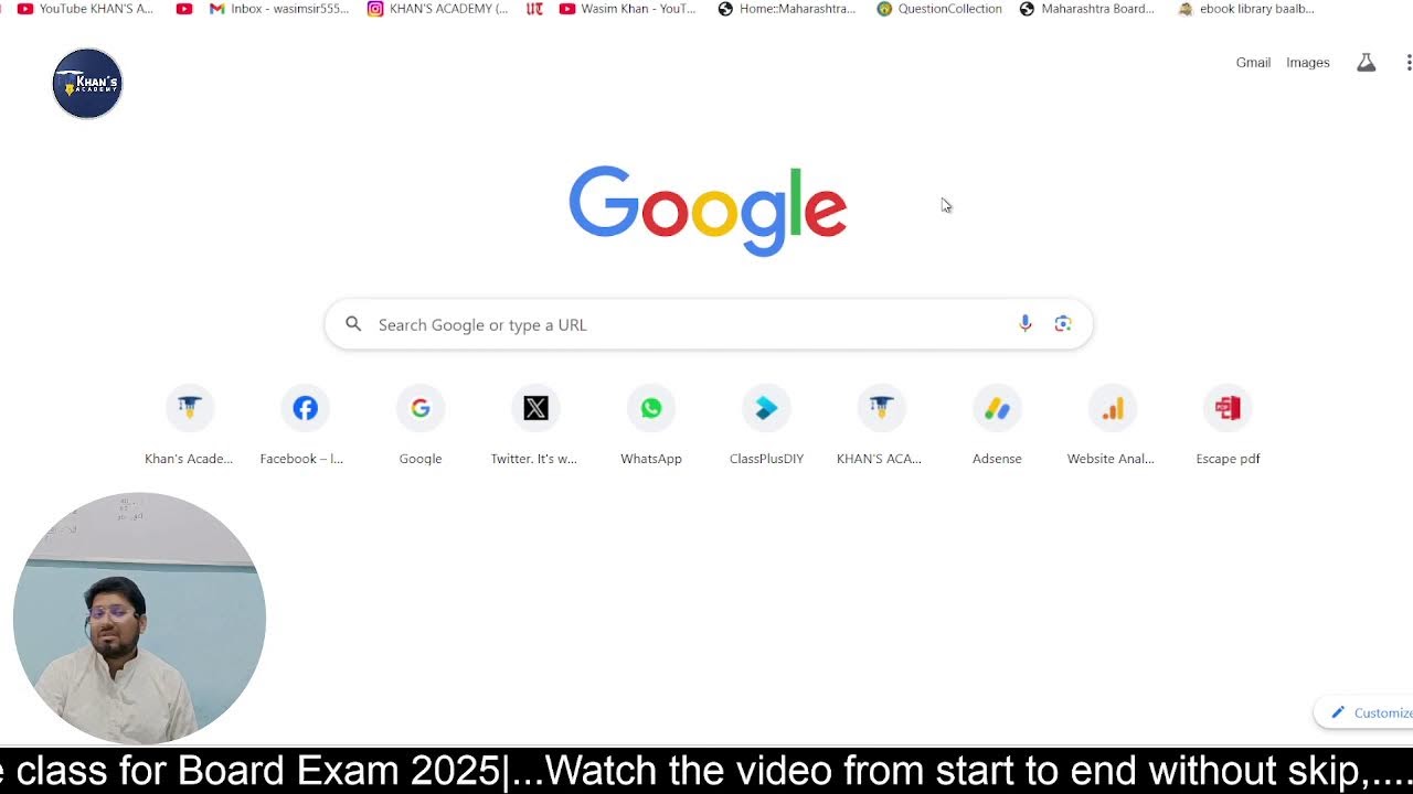 10th Urdu Live class for Board Exam 2025 | Urdu medium | Maharashtra Board | Khan's Academy