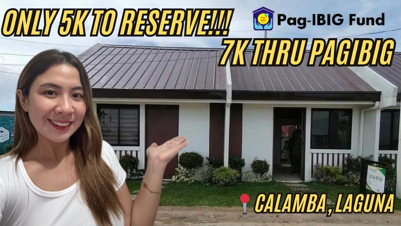 Affordable Loft Row House in St. Joseph Homes Phase 2 | Marya Model | 5k RS, 13k DP | Calamba Laguna
