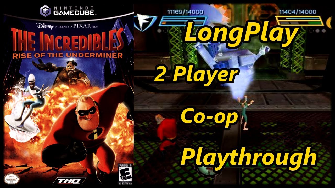 The Incredibles Rise of the Underminer - Longplay 2 Player Co-op Full Game Walkthrough No Commentary