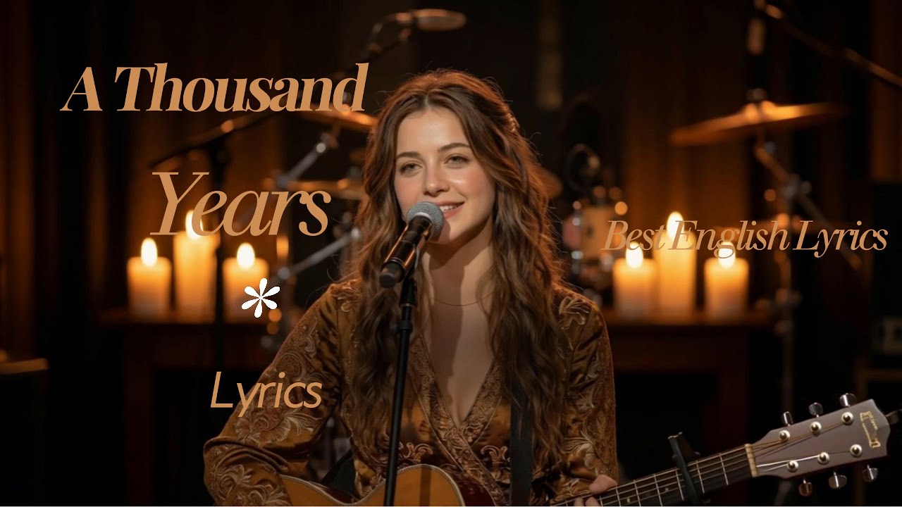 A Thousand Years – Lyrics - Christina Perri #Natalylofi #AThousandYears #ChristinaPerri