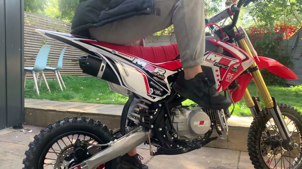 First start on the new M2R racing 140cc pit bike