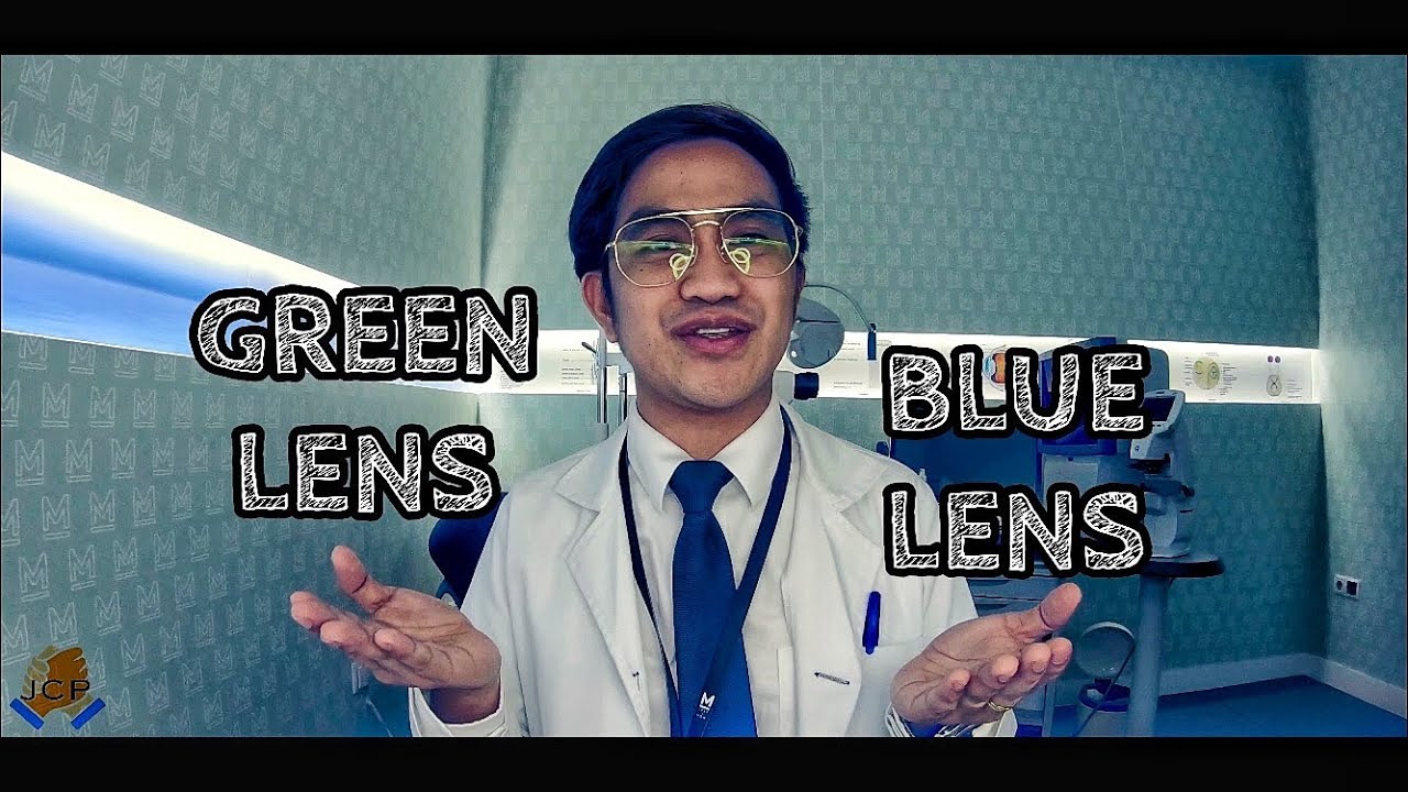 GREEN LENS & BLUE LENS |ItsAllAboutOPTOMETRY