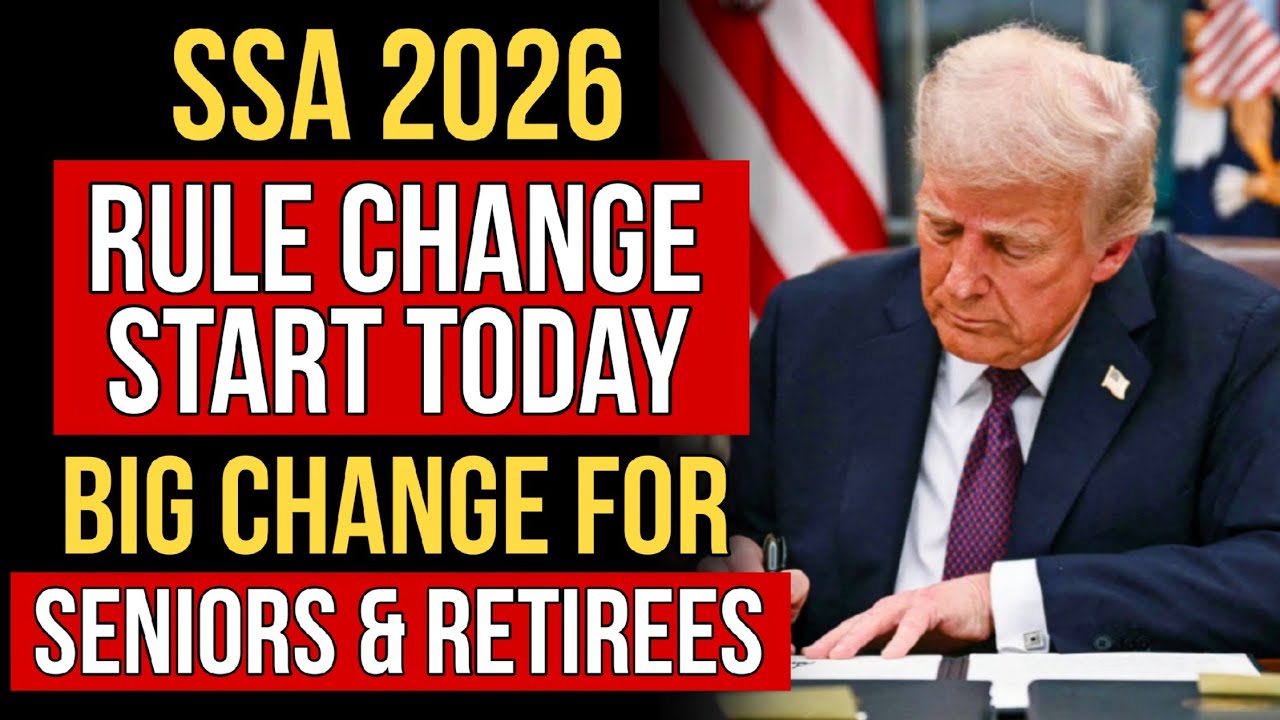 SSA 2026 Rule Change Goes Into Effect Today &ndash; Major Update for Seniors and Retirees