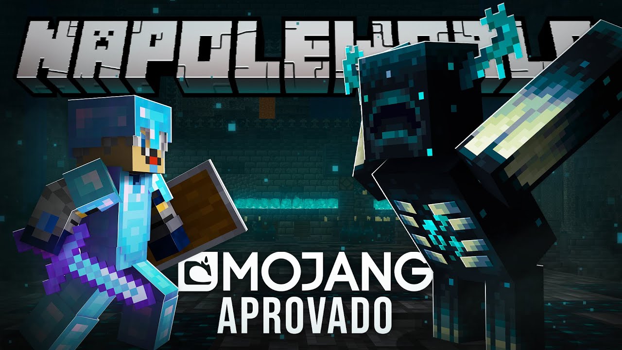 DERR0TANDO O WARDEN COMO A MOJANG APROVA - NapoleWorld #102 - Minecraft