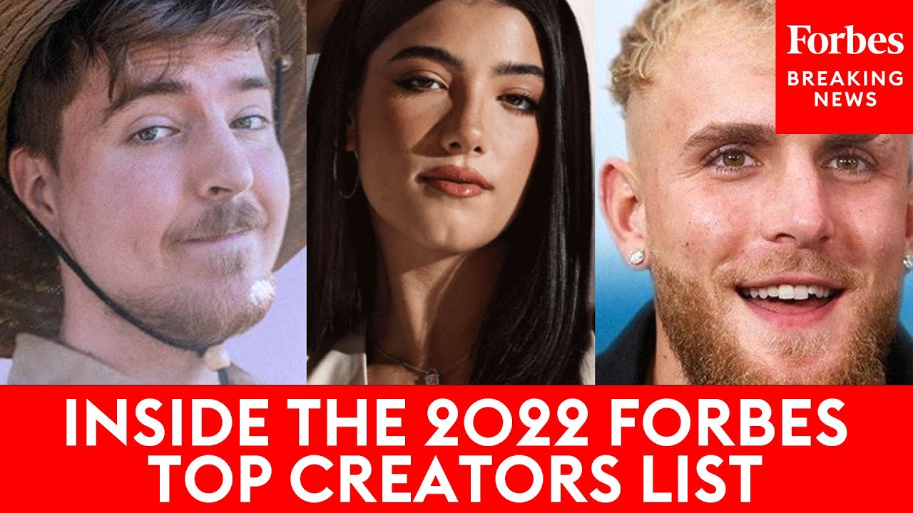 MrBeast, The D'Amelio Sisters, Jake Paul: Inside The Forbes Top Creators List