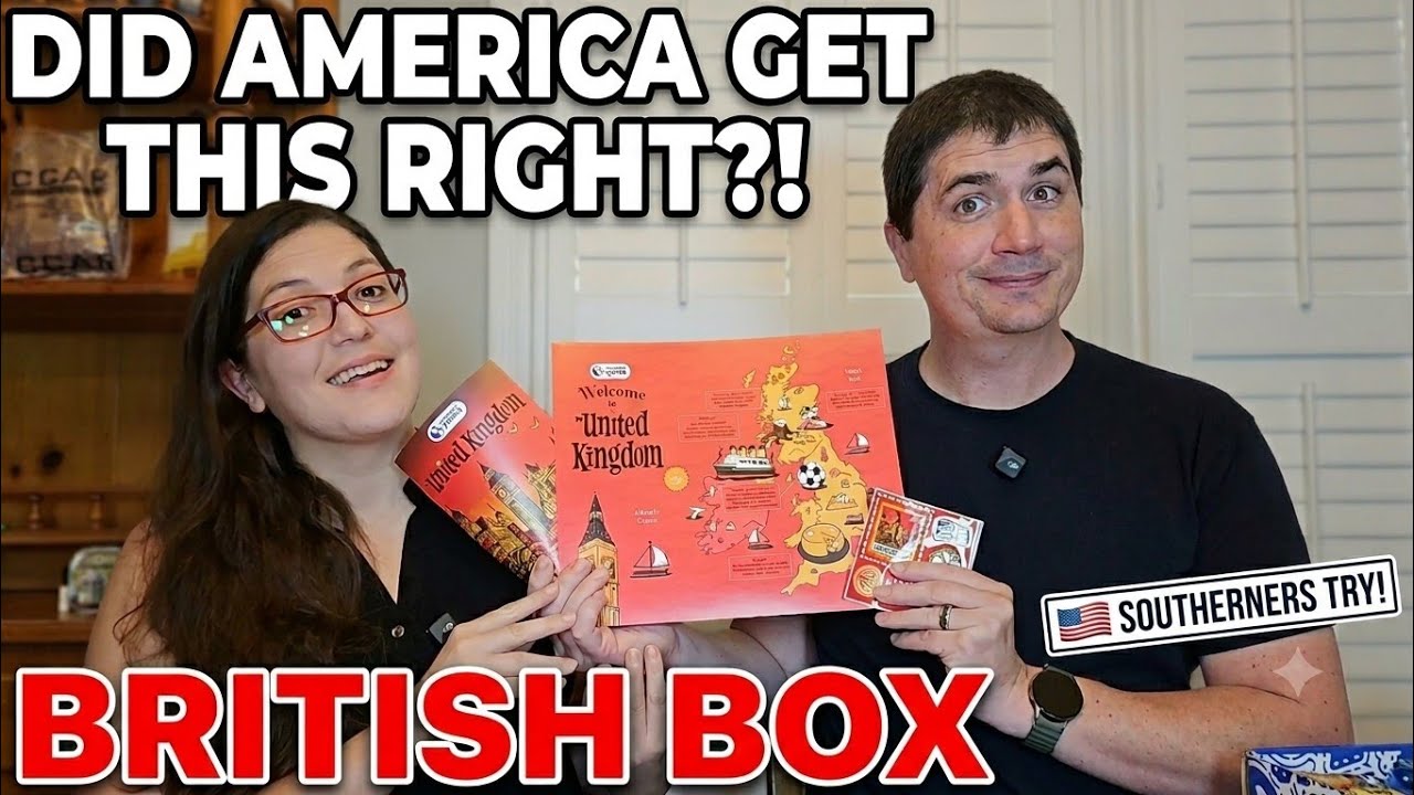 Southerners Judge a BRITISH themed Universal Yums Box! 