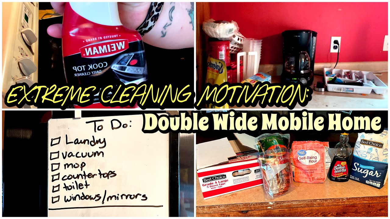 EXTREME CLEANING MOTIVATION: Double Wide Mobile Home