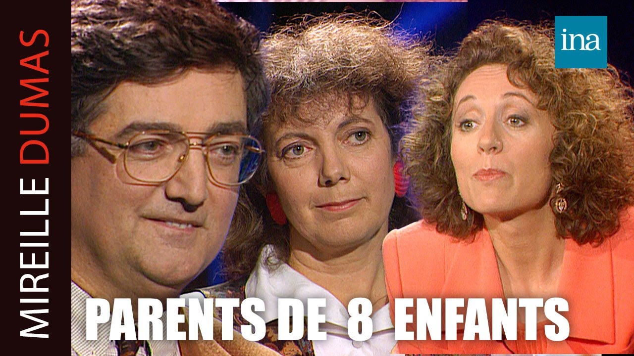 8 enfants : une famille championne de la natalité chez Mireille Dumas | INA Mireille Dumas