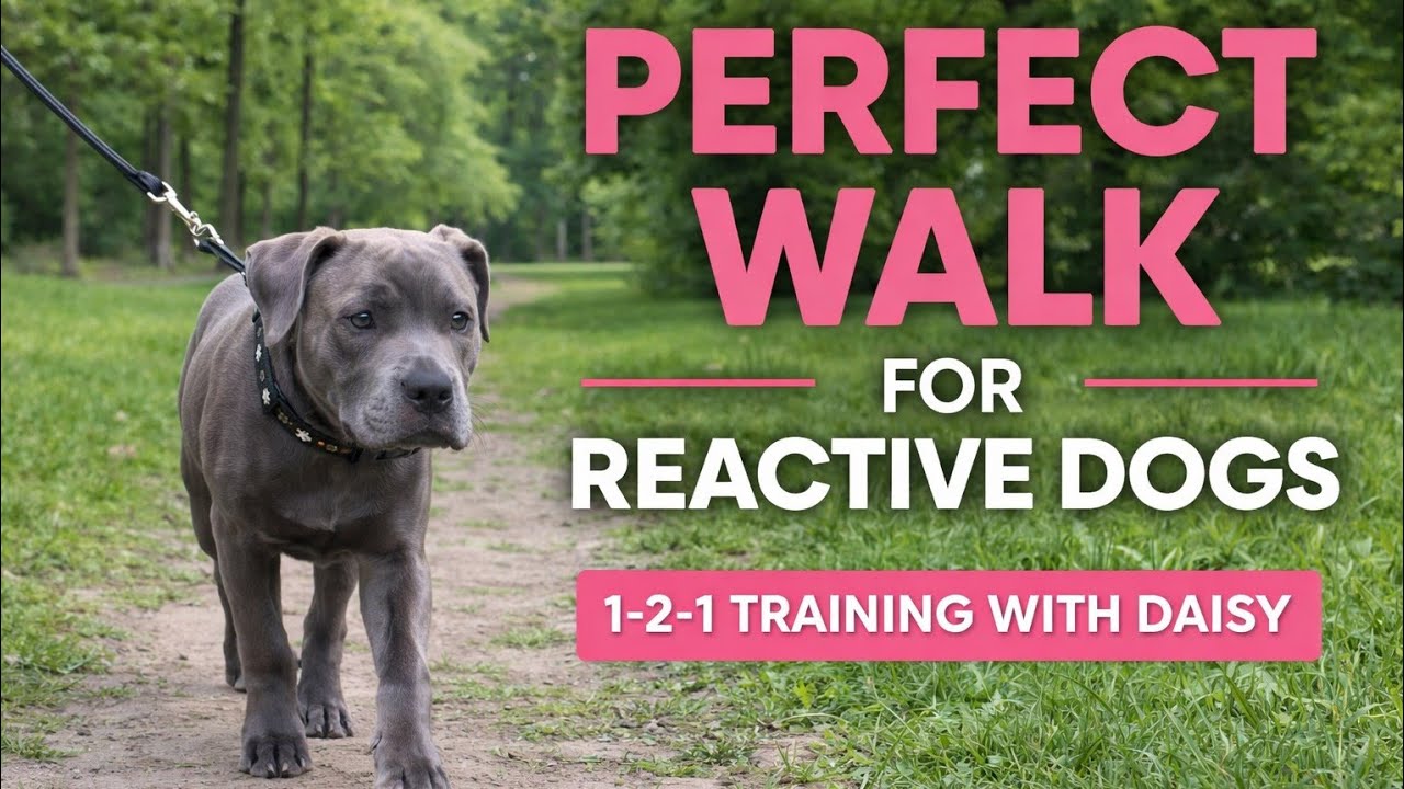 The Perfect Walk for Nervous or Reactive Dogs - 1-on-1 Training Walks 
