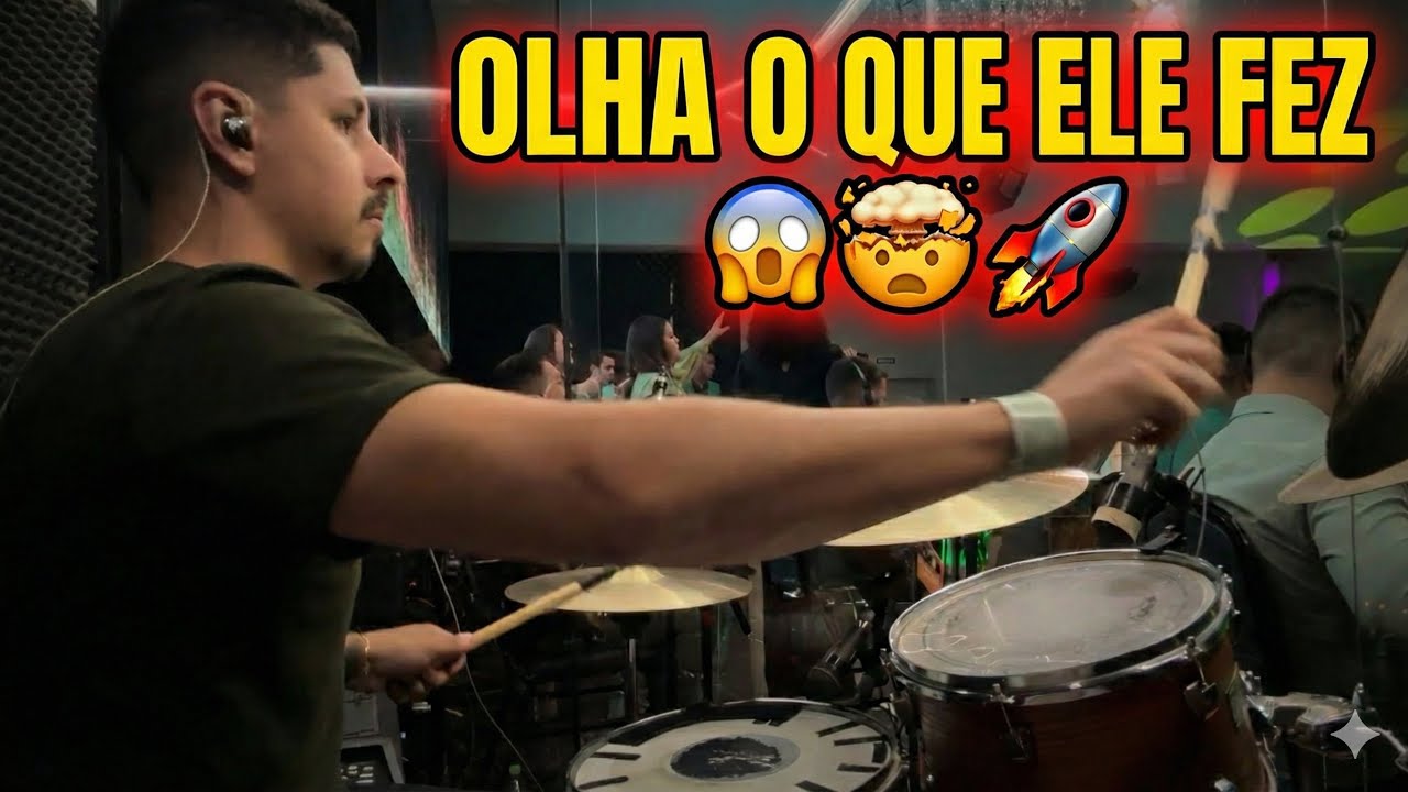 Nada pode falar um adorador 🔥 - Drum cover 