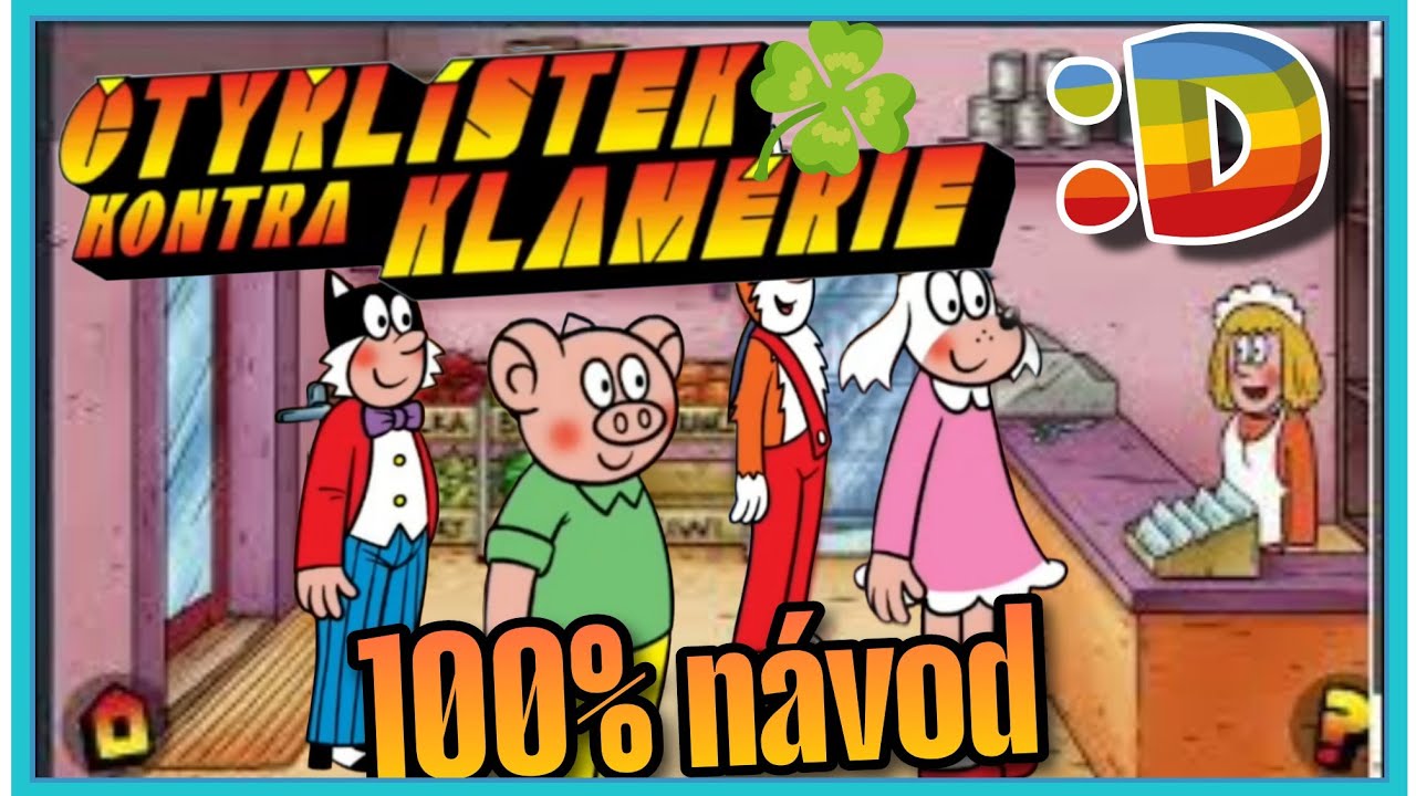 Déčko HRA - Čtyřlístek kontra Klamérie (100% NÁVOD / Průchod) - stručný, rychlý, VYŘEŠENÍ PŘÍPADU🕵️!