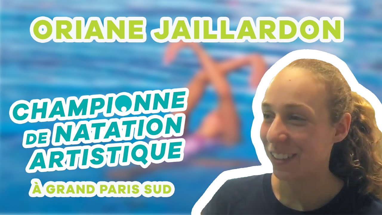 Oriane Jaillardon, une championne de natation artistique à Grand Paris Sud