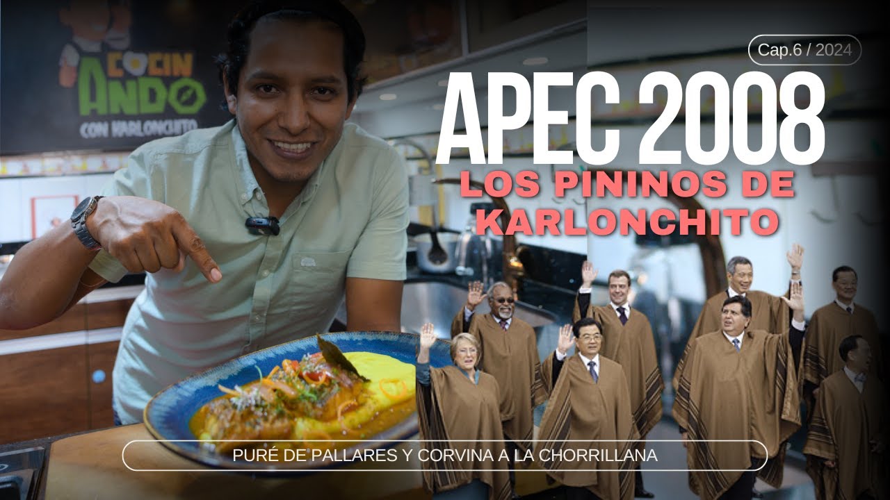 PURÉ DE PALLARES VERDES Y CORVINA ALA CHORRILLANA - APEC 2008: Los Pininos de Karlonchito