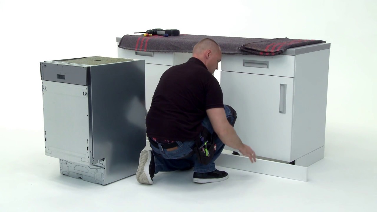 How to install your AEG 45 cm Dishwasher - Under the Worktop installation