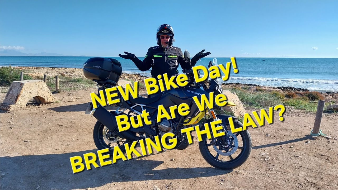 NEW BIKE DAY! | BUT Are We BREAKING THE LAW | Motorcycle Touring | Costa Blanca | Spain | 🇪🇸🏍