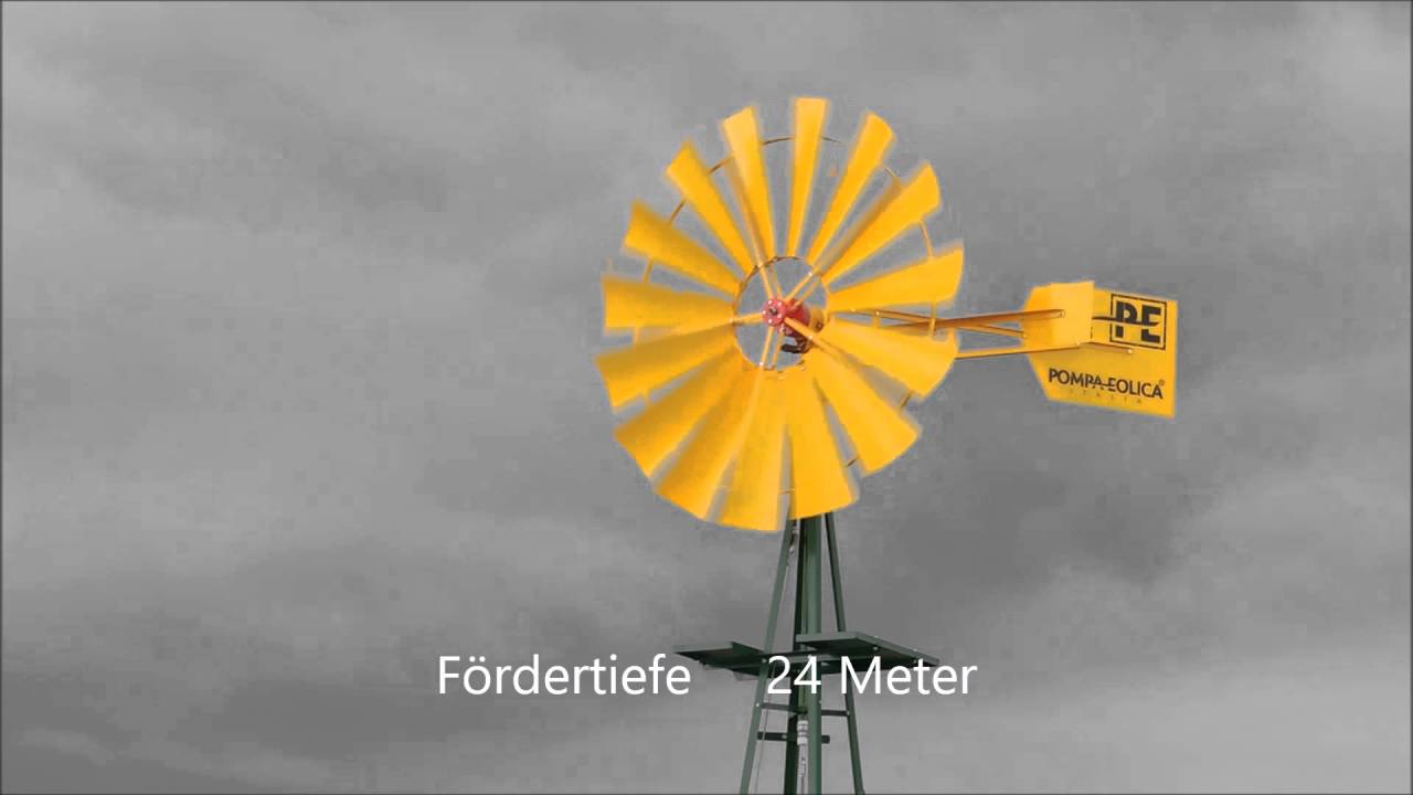 PE-Windwasserpumpe mit Westernwindrad/ Texaswindrad /windmill/ Aermotor/ waterpump  Model  W 1806