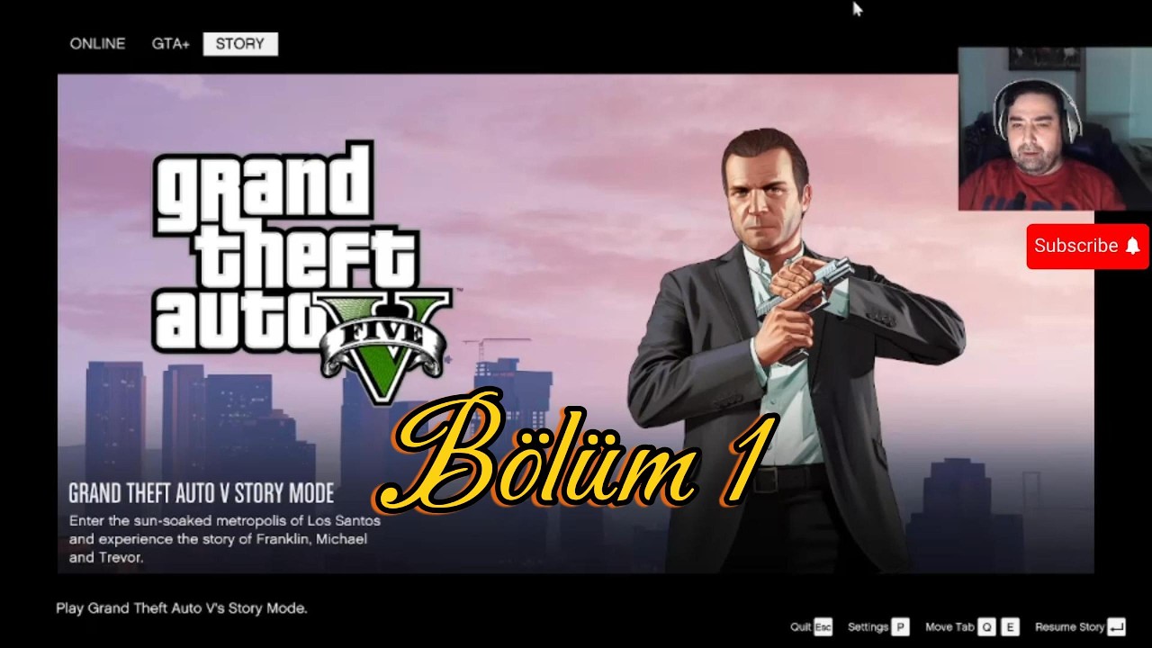 GTA5 PC hikaye moduna başlıyoruz 1.bölüm