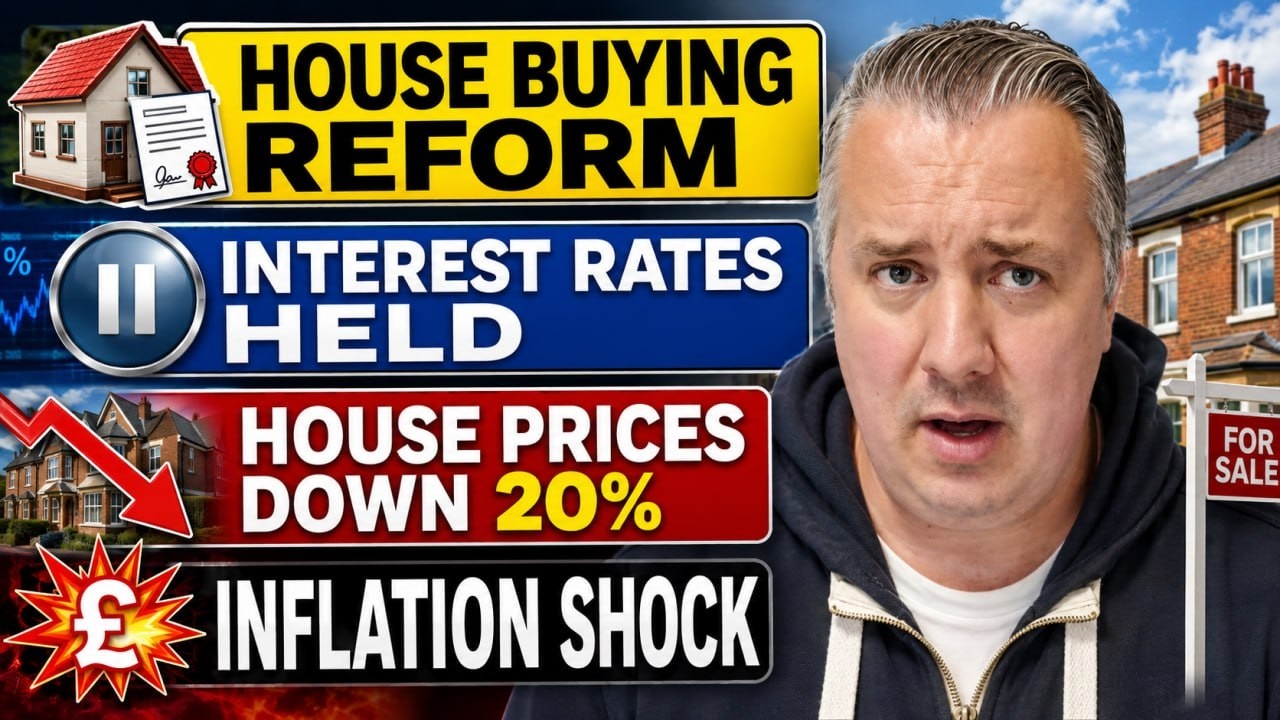 Property News - House Buying Reform - Interest Rates Held - House Prices DOWN 20% - Inflation Shock