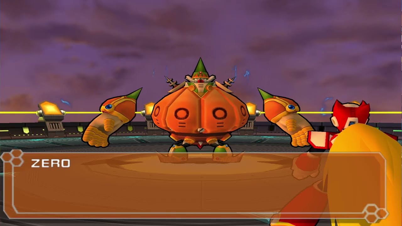 Fighting a German Onion in Megaman X7