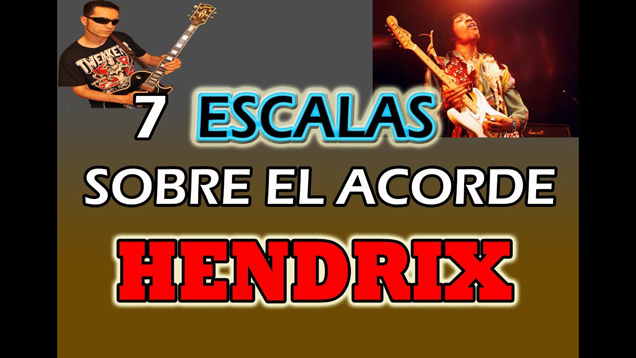 POR QUÉ SIEMPRE TOCAMOS LA PENTATÓNICA SOBRE EL FAMOSO ACORDE HENDRIX?? 7 ESCALAS PARA SORPRENDERTE¡