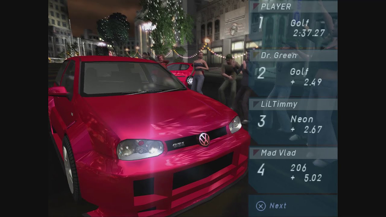 Need For Speed Underground Beta (Playstation2) - [G]