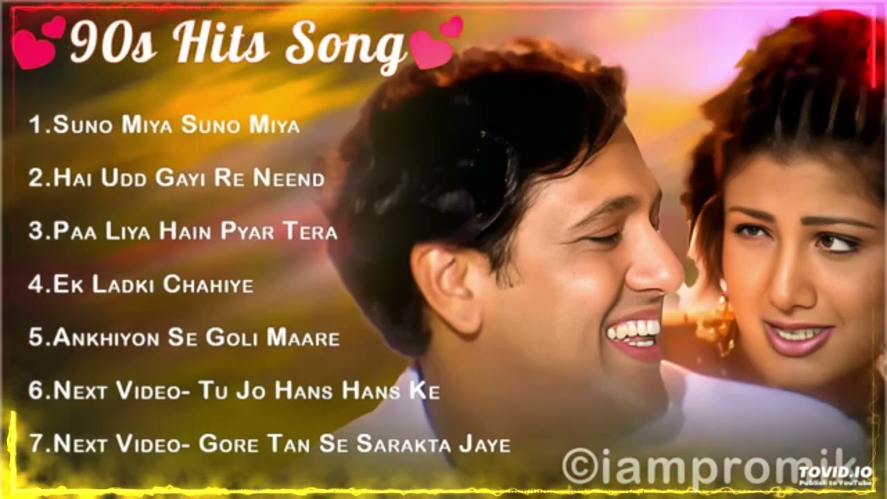 90’S Love Hindi Songs🌺🌺90’S Hit Songs 💘 Udit Narayan, Alka Yagnik, Kumar Sanu, Lata Mangeshkar