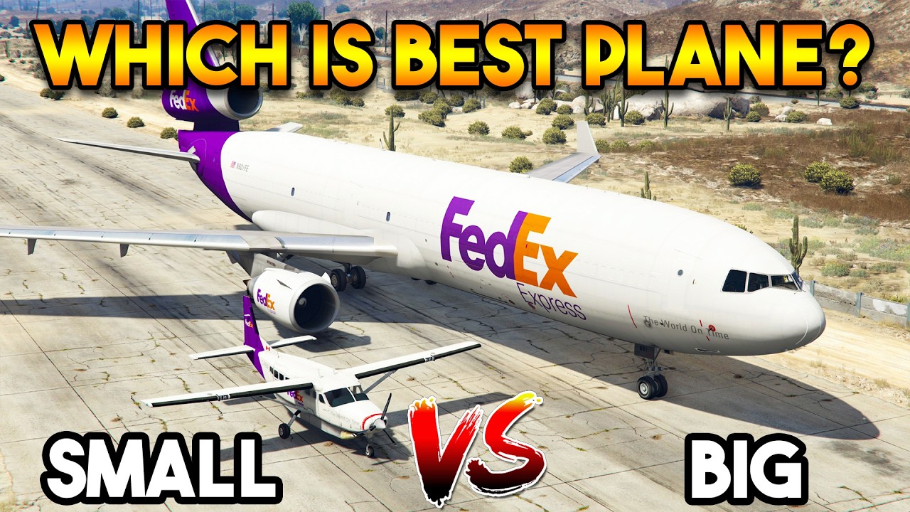 GTA 5 MODS : SMALL CARGO PLANE VS BIG CARGO PLANE (WHICH IS BEST?)
