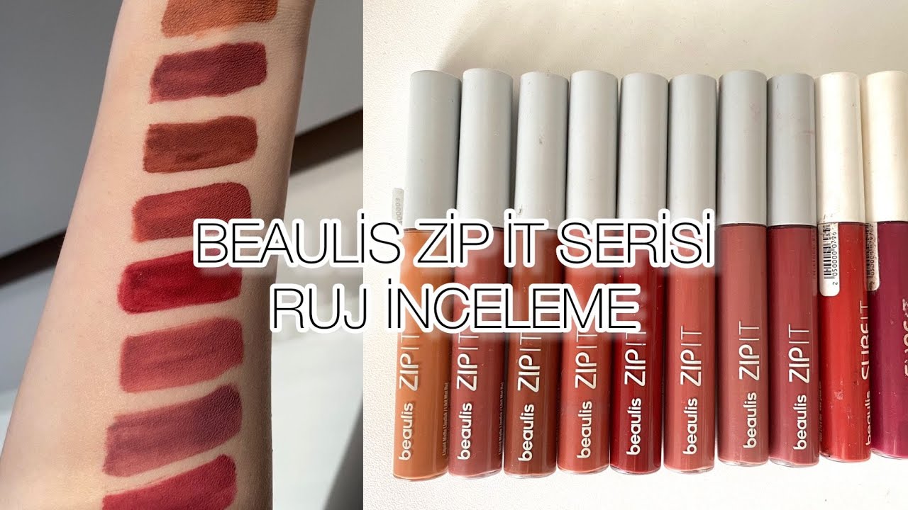 Beaulis Zip İt Likit Mat Ruj Serisi İnceleme/Swatches