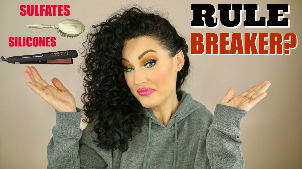 CURLY HAIR RULES I DON'T FOLLOW 😱| The Glam Belle