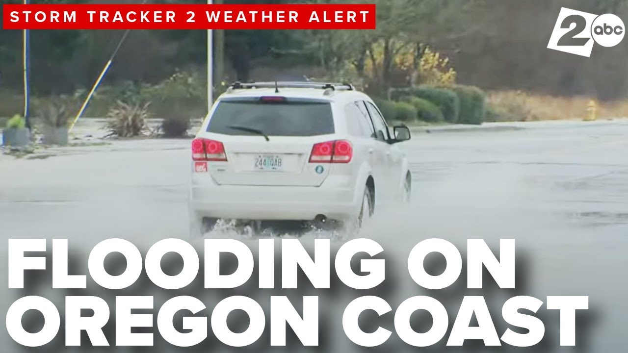 Flooding in Tillamook on Oregon coast as atmospheric river hits Pacific Northwest