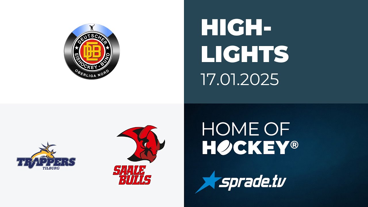 17.01.2025 - Highlights - Tilburg Trappers vs. Saale Bulls Halle