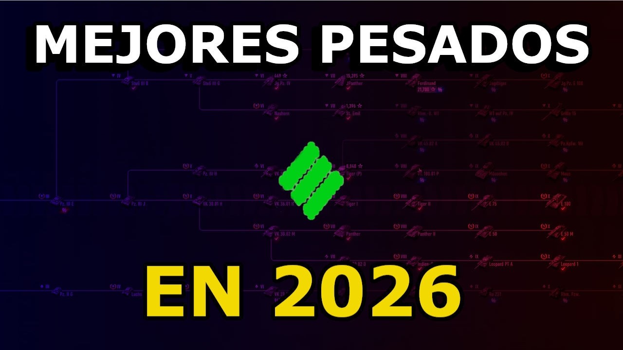Top 3 LÍNEA DE PESADOS para 2026 - World of Tanks