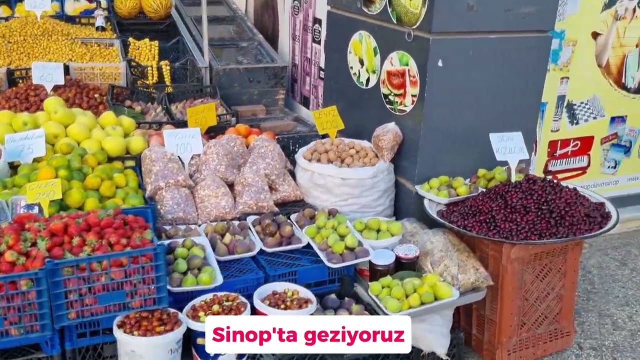Sinop'ta geziyoruz. Sinop y&uuml;r&uuml;y&uuml;ş turu 4K. Sinop Walking Tour 4K. #sinop #gezilecekyerler  #travel 