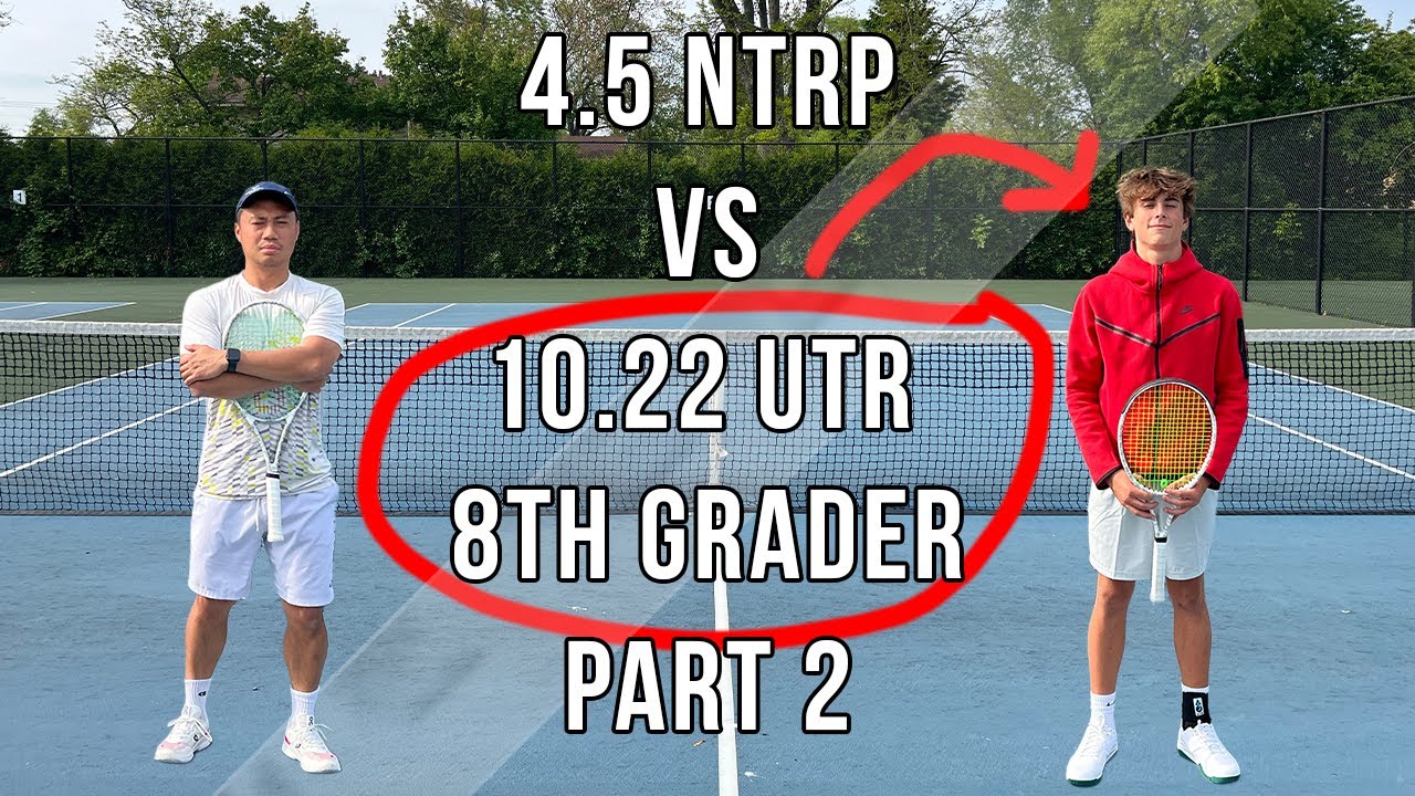 can a phenom 8th grader take down a 4.5 NTRP adult? [Mark vs 8th grader Part 2]
