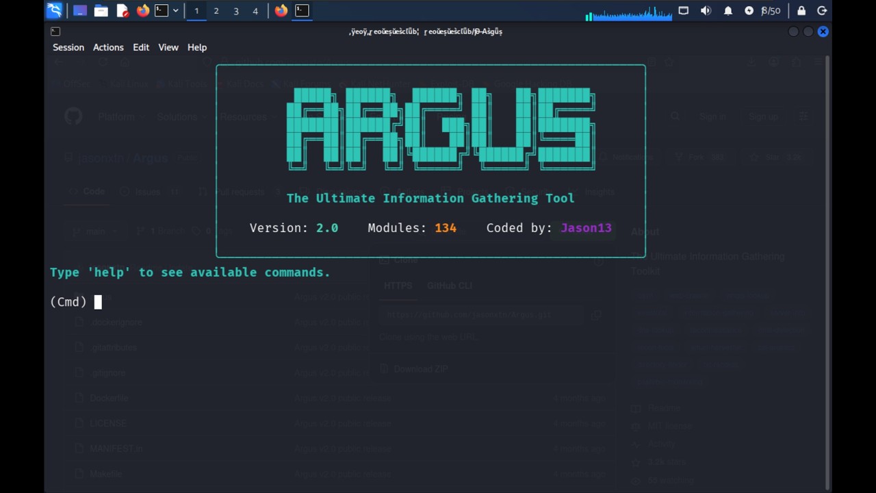 Подробный анализ инструментов Argus | Интеллектуальная разведка и анализ