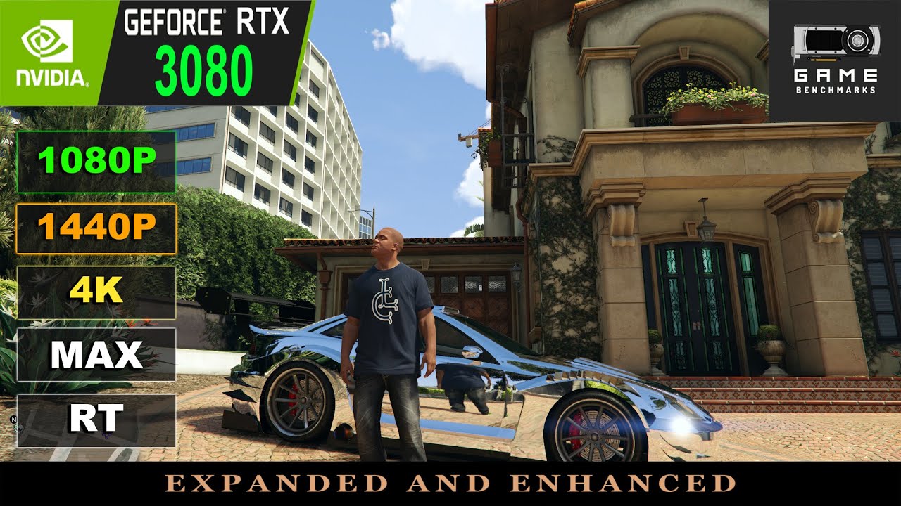 RTX 3080 | GTA 5 ENHANCED Story & Online MAX Settings Performance Review / Benchmark 1080P, 1440P 4K