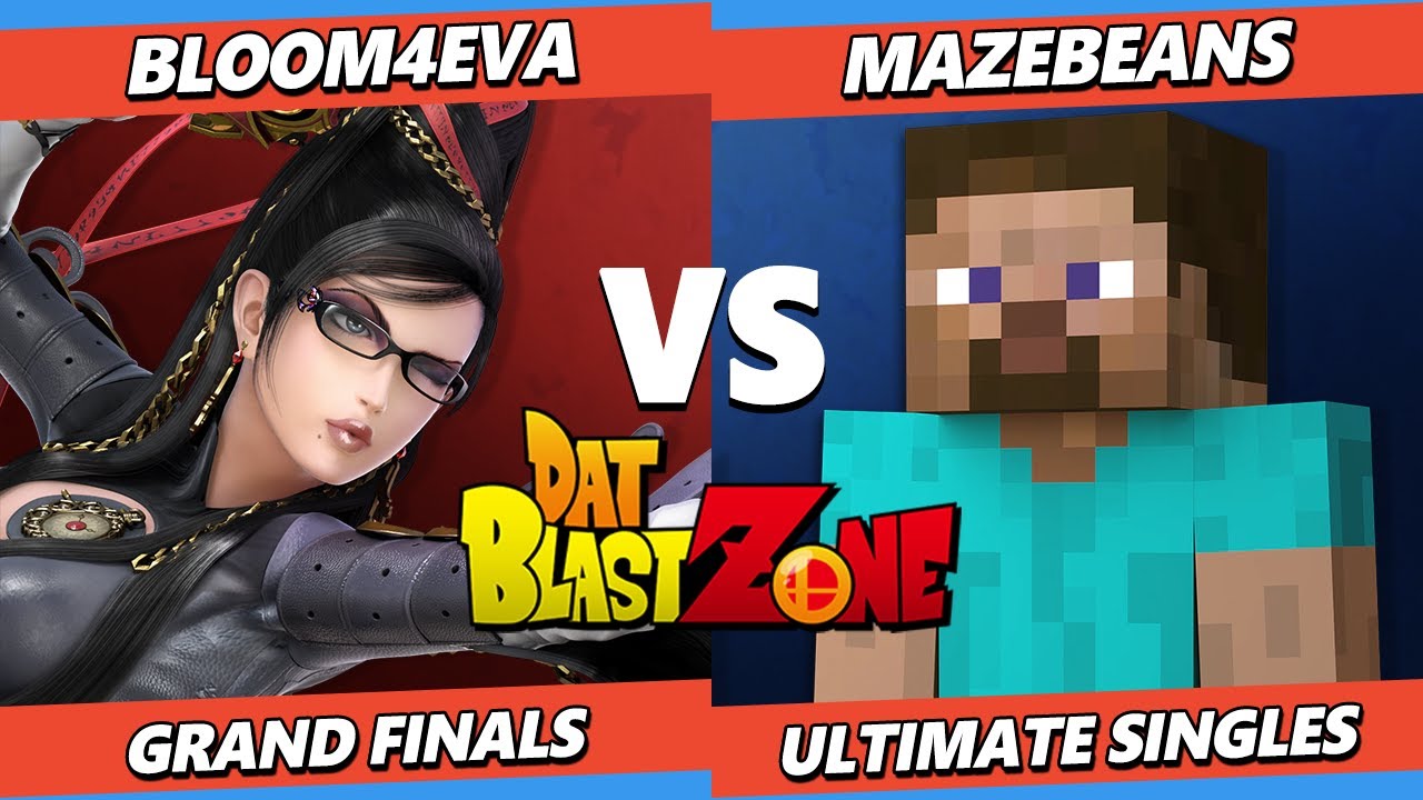 DAT BlastZone 33 GRAND FINALS - MazeBeans (Steve) Vs. Bloom4Eva (Bayonetta) Smash Ultimate - SSBU
