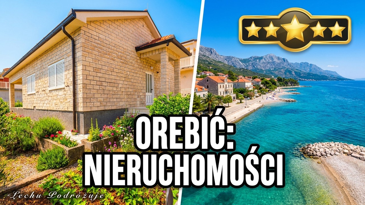 Orebić -Pelieśac,Nieruchomości -jak wyglądają domy w Orebić.
