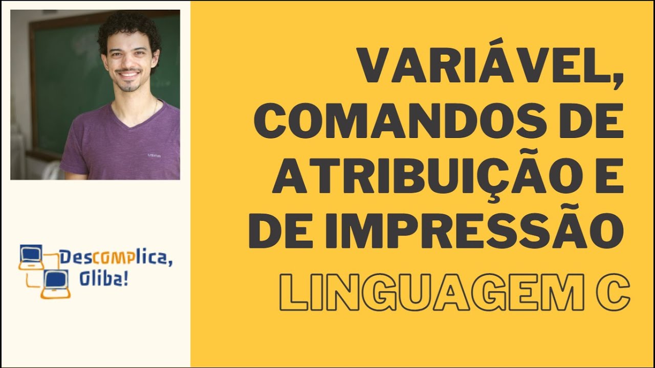 Programe em C do Zero - Aula 4 - Variáveis, Comando de Atribuição e Comando de Impressão em Detalhes