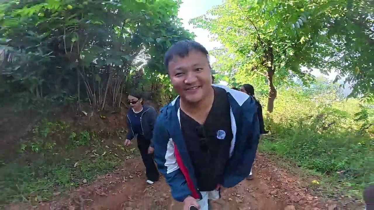 Hiking with Girls in the Rural Area of Palpa 