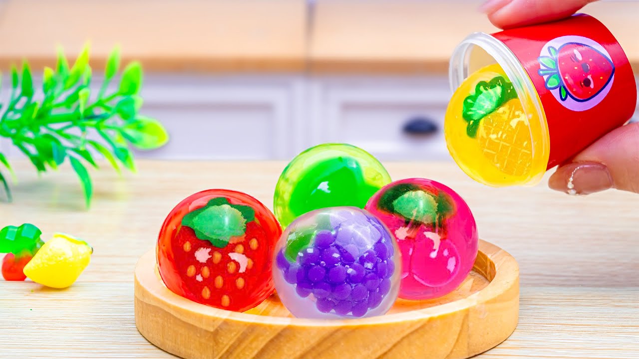 1000+ Satisfying Best Miniature Rainbow Fruit Jelly 🌈 | Best Of Tiny Cakes Compilation By TiTi Cakes