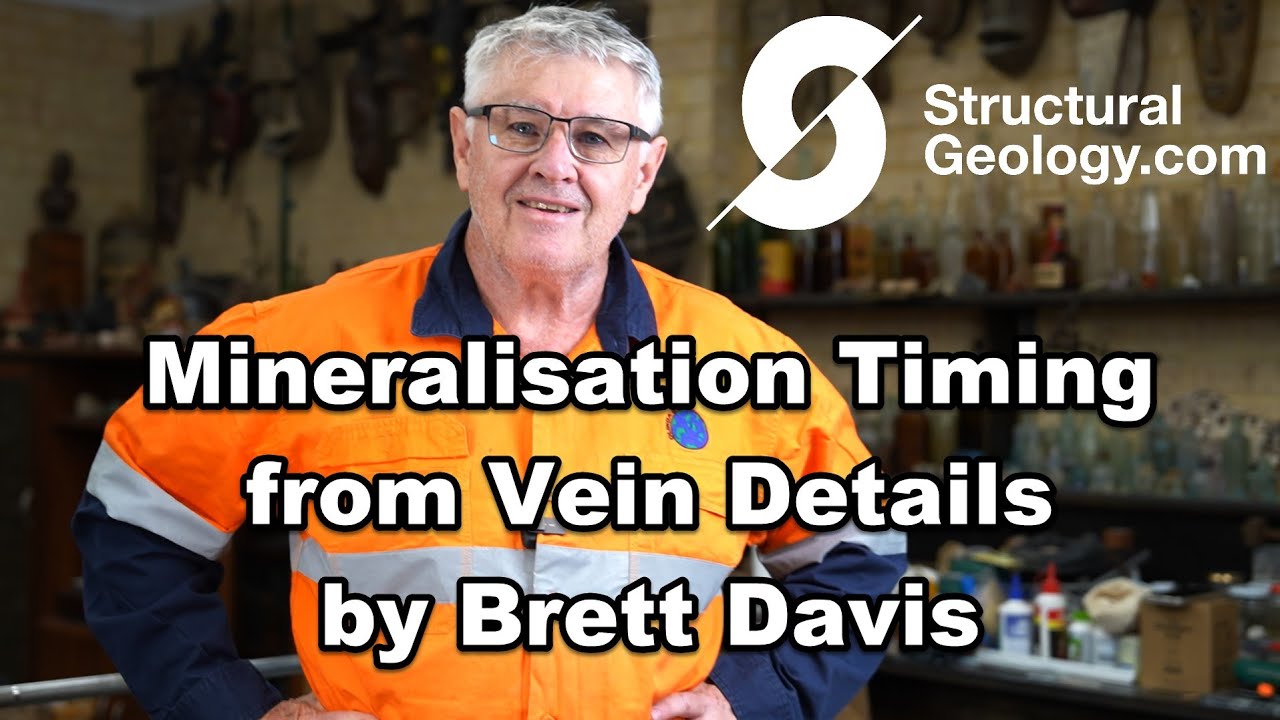 Brett Davis uses veins to explain the importance of understanding overprinting relationships