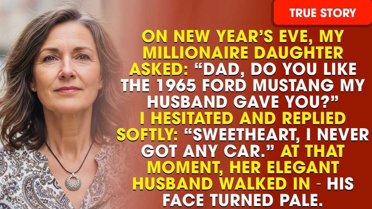 On New Year’s Eve, My Millionaire Daughter Asked  “Do You Like the Ford Mustang Julian Gave You ”