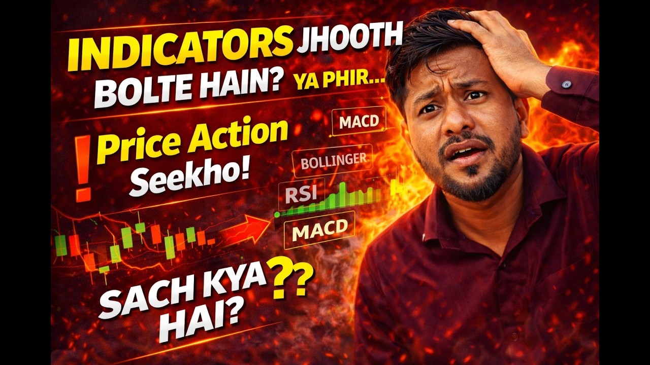 RSI, MACD Sab Fail Kyun Hote Hain? Market Ka Real Sach Ye Hai | Price Action vs Indicators