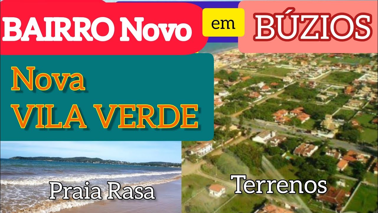 BAIRRO NOVO em BUZIOS Nova VILA VERDE TERRENOS LOTEAMENTOS em 2022